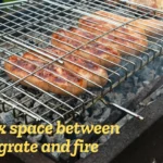 chud box space between grilll grate and fire